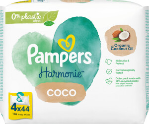 Pampers® Harmonie Coco 0% Plastique lingettes