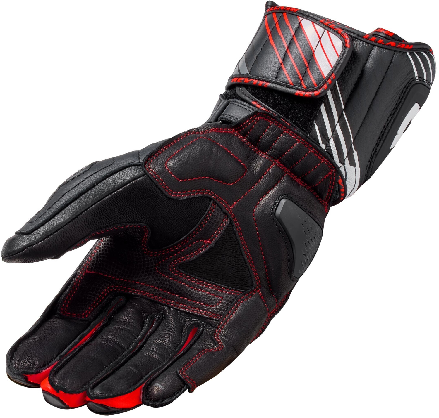 Prezzo del guanti moto alpinestars celer v2 black red fluo
