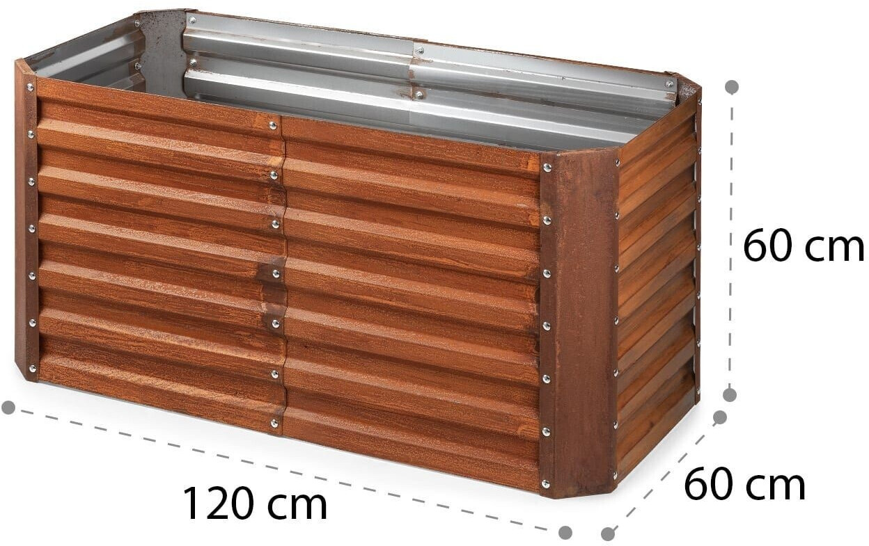 Blumfeldt Rust Grow 120 x 60 x 60 cm