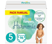 PAMPERS Harmonie Couches Taille 5 72 couches pas cher 