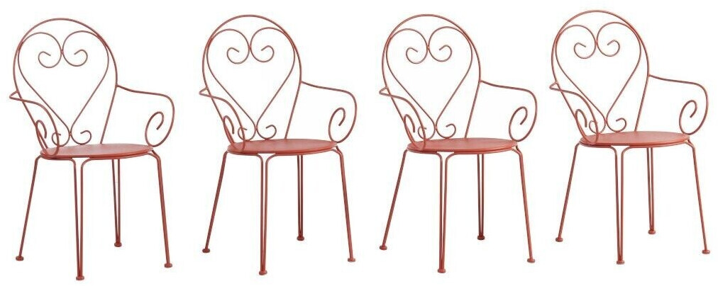 Vente-unique Fauteuil de jardin Guermantes (lot de 4)