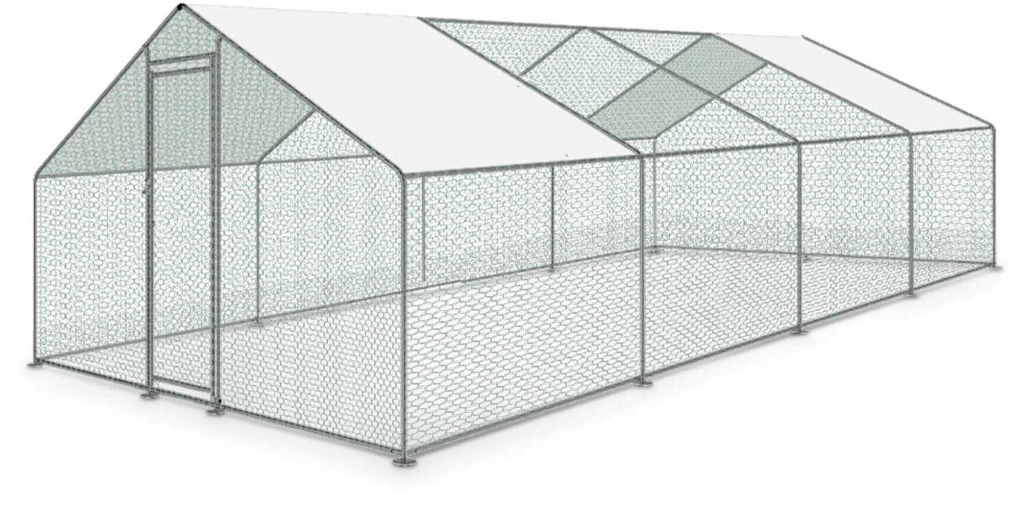 Alice's Garden Babette Enclos pour poulailler et volière 24 m² (CKMC24GY)