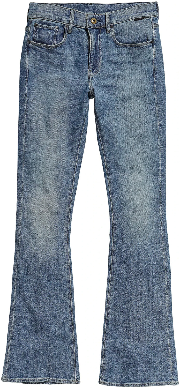 G-Star 3301 High Waist Flare Jeans antique faded blue opal