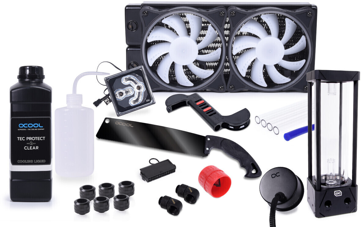 Alphacool Core Hurrican 240mm XT45 HardTube