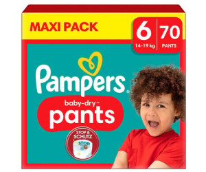 Pampers Couches culottes Baby-Dry Pants taille 6 extra large 14-19 kg pack  mensuel 1x138 pièces