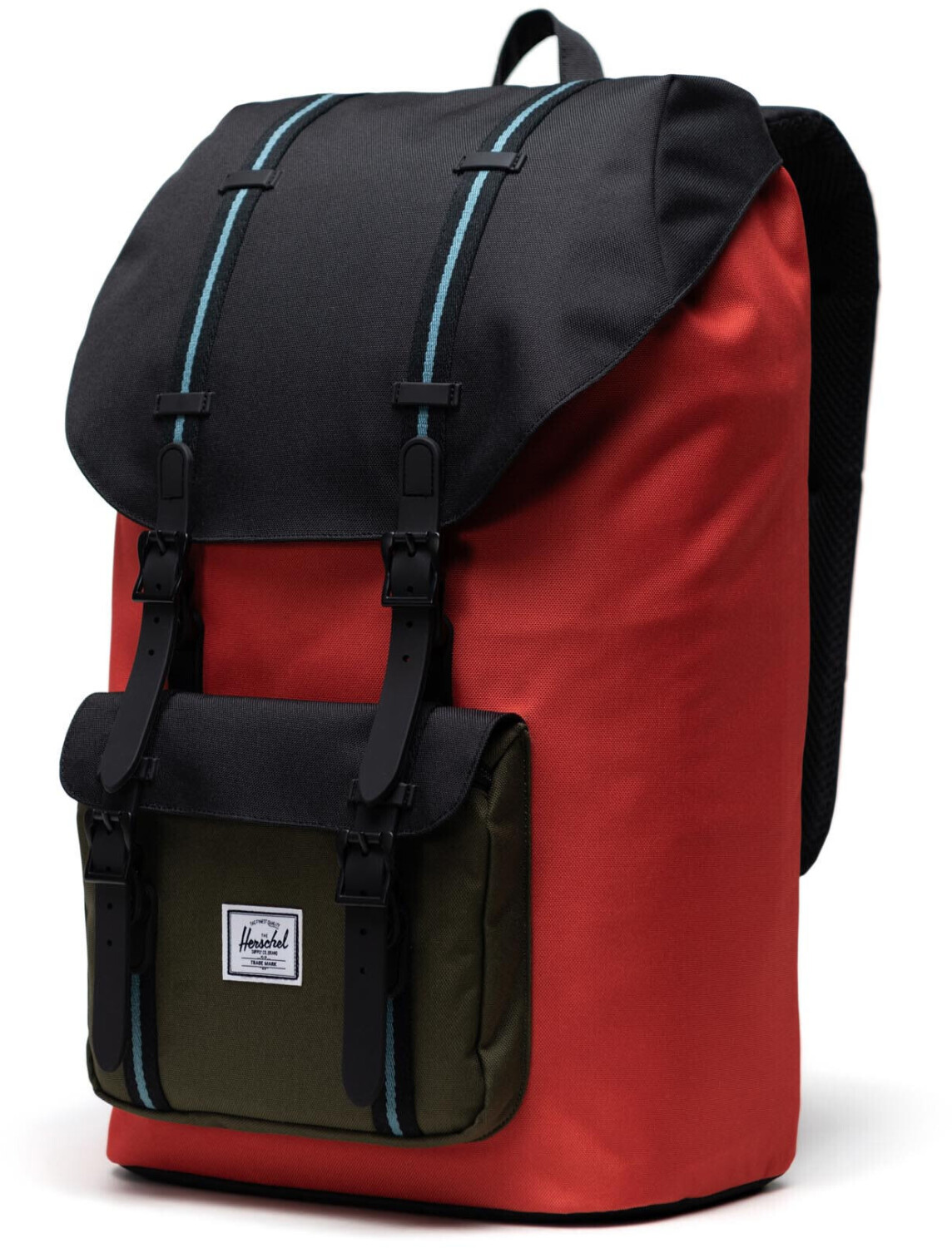 Herschel Little America Backpack (2023) chili/black/ivy green