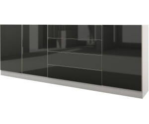 Borchardt-Möbel Vaasa 190x79cm matt/schwarz bei weiß Preisvergleich hochglanz 280,49 € ab 
