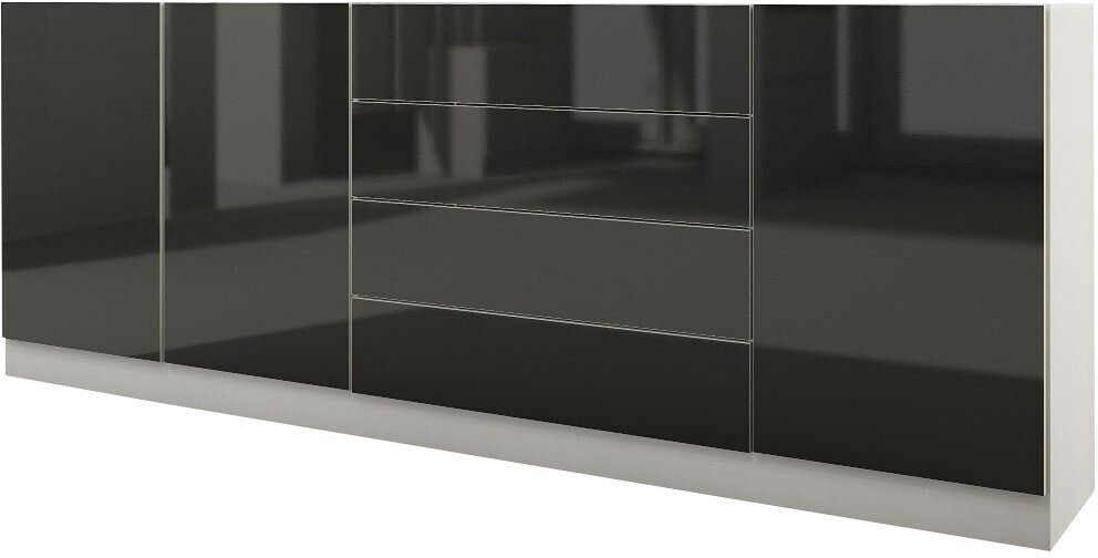 Borchardt-Möbel Vaasa 190x79cm weiß matt/schwarz hochglanz ab 280,49 € |  Preisvergleich bei