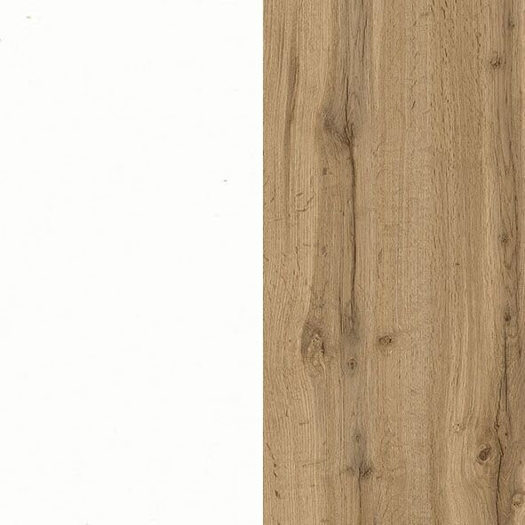 Borchardt-Möbel Vaasa 190x79cm weiß matt/eiche wotan ab 237,99 € |  Preisvergleich bei | Sideboards
