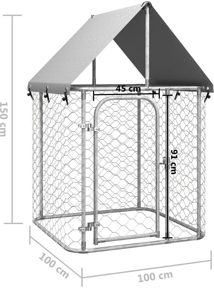 vidaXL Niche pour chien 171