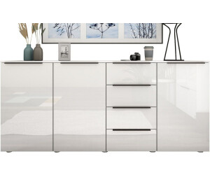 Borchardt-Möbel Tom 200x93cm hochglanz-weiß ab 379,99 € | Preisvergleich  bei