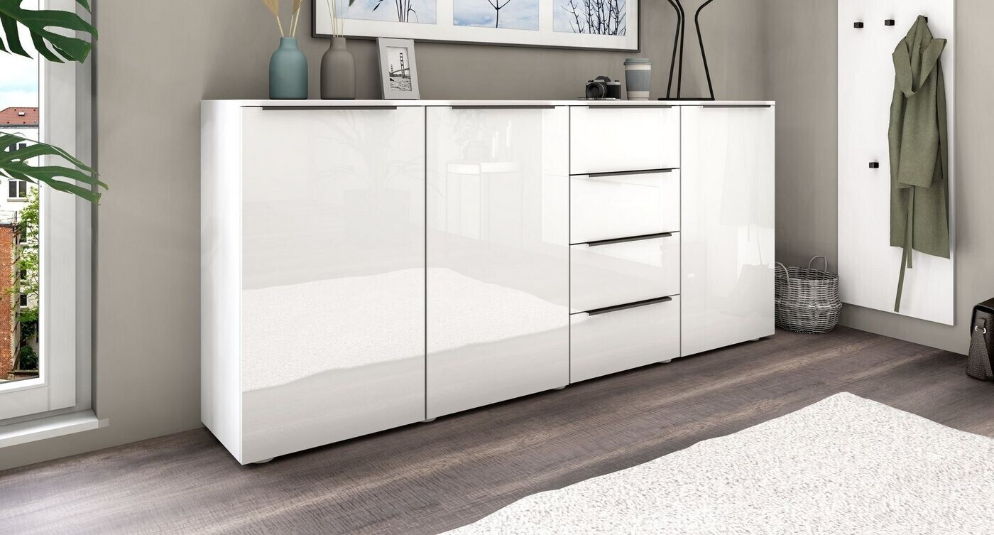 Borchardt-Möbel Tom 200x93cm hochglanz-weiß ab 379,99 € | Preisvergleich  bei