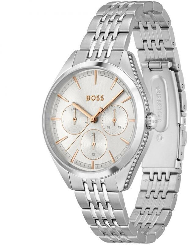 Hugo boss silver watch womens online