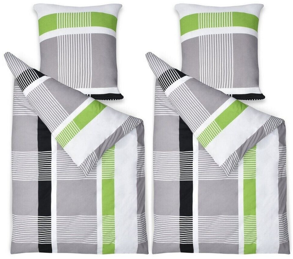 Beautissu 4-piece Renforcé bed linen set Dana 80x80+135x200cm