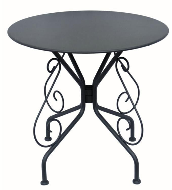 Vente-unique Table de jardin Guermantes gris foncé