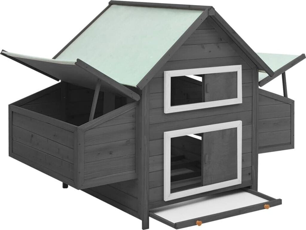 vidaXL Chicken Coop Solid Firwood (171460)