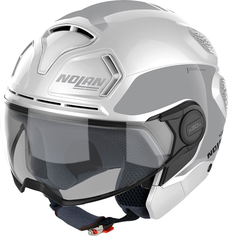 Nolan N30-4 T Uncharted blanc/gris