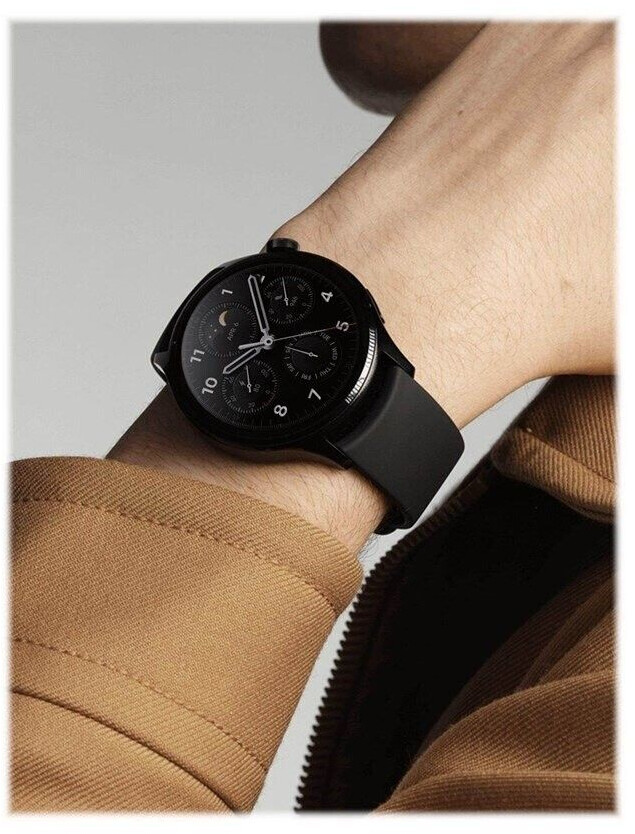 Xiaomi Watch S1 Pro Reloj Smartwach Negro con Correa de Caucho Fluorado  Negra