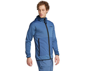 Buy Adidas Terrex Hiking Jacket Tech Fleece Lite Hooded wonder steel from  £40.00 (Today) – Best Deals on