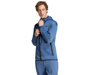 Buy Adidas Terrex Hiking Jacket Tech Fleece Lite Hooded wonder steel from  £50.99 (Today) – Best Deals on