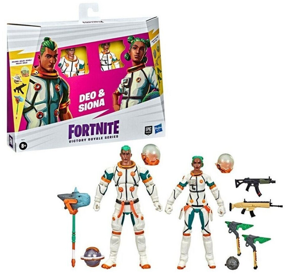 Hasbro Fortnite Victory Royale Series 2022 Battle Royale Pack Deo & Siona 15 cm