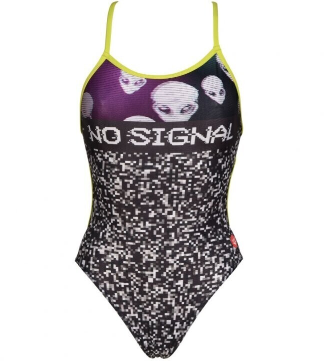 Arena Crazy Placement Lace Back black/soft green