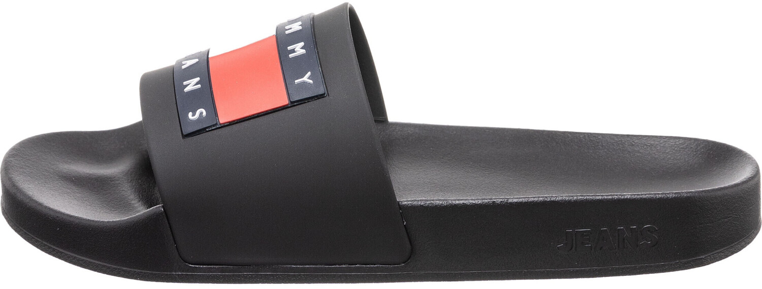 Tommy Hilfiger Essential Logo Pool Slides (EN0EN01378) black