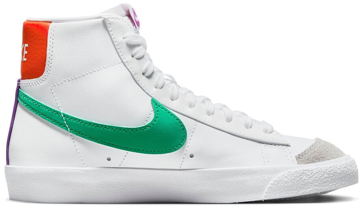 White and green nike blazers hot sale