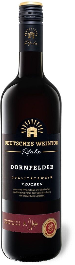 Deutsches Weintor Dornfelder trocken 4,99 Preisvergleich QbA ab | € bei 0,75l