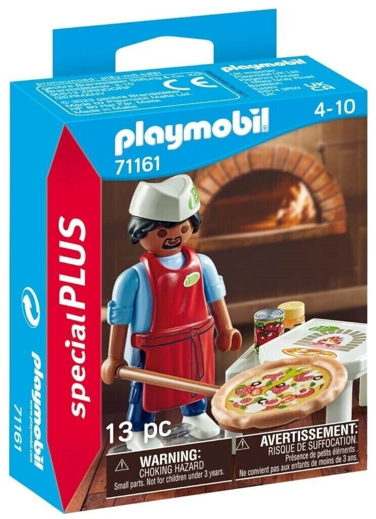 Photos - Toy Car Playmobil City Life - Pizza Chef  (71161)