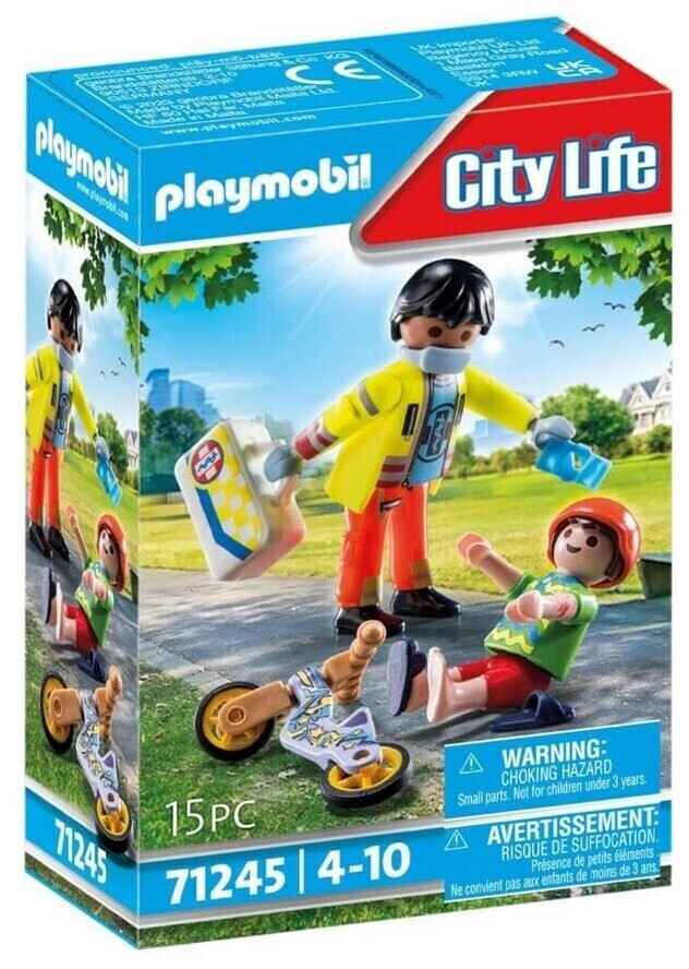 Photos - Toy Car Playmobil City Life - Paramedic with Patient  (71245)