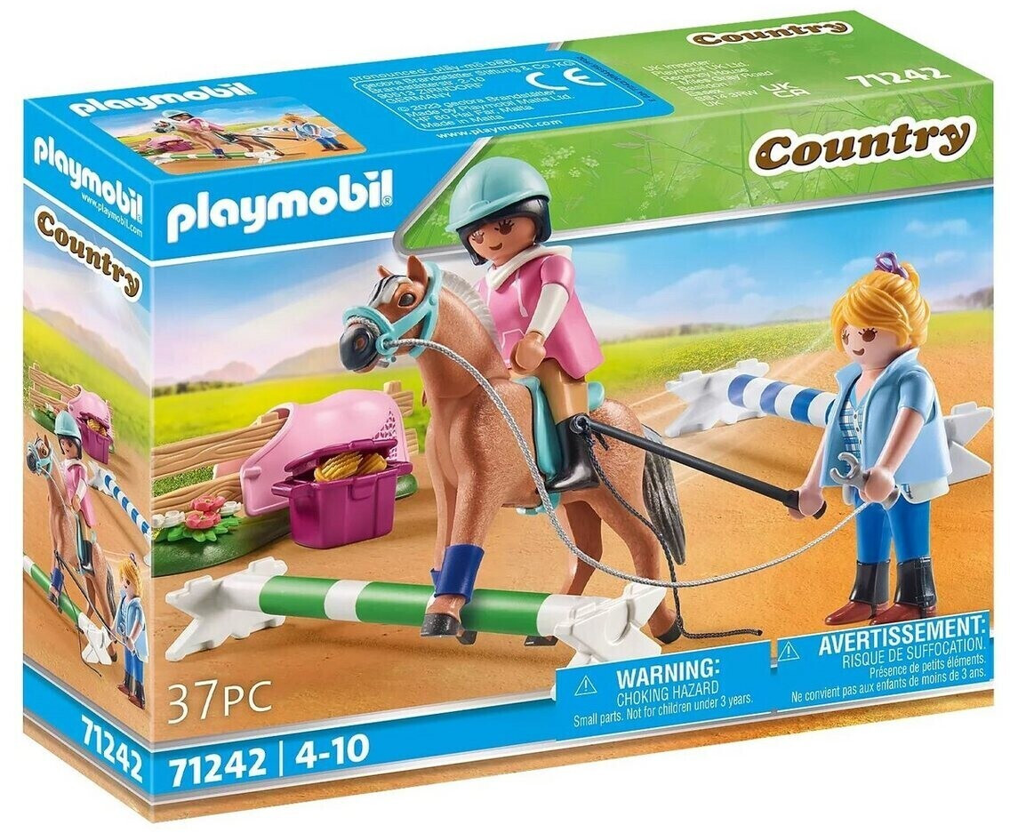 Photos - Toy Car Playmobil Country - Riding Lessons  (71242)