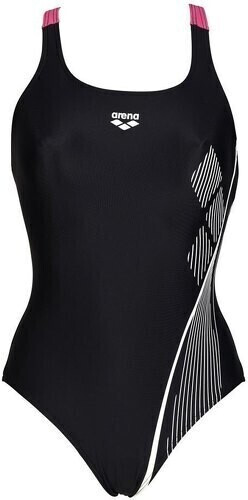 Arena Swim Pro Back Graphic black freak/pink