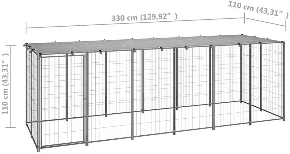 vidaXL Chenil 150786