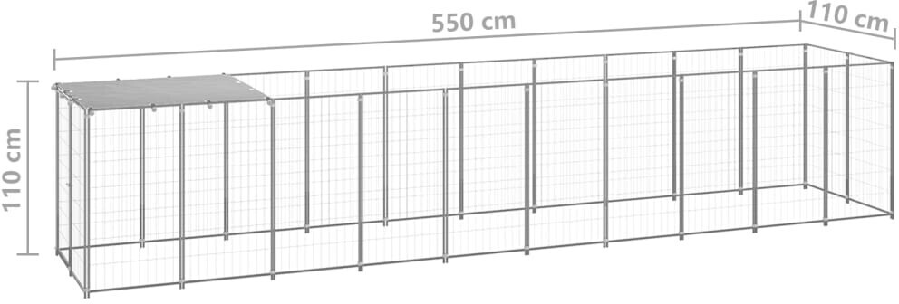 vidaXL Chenil 3082204