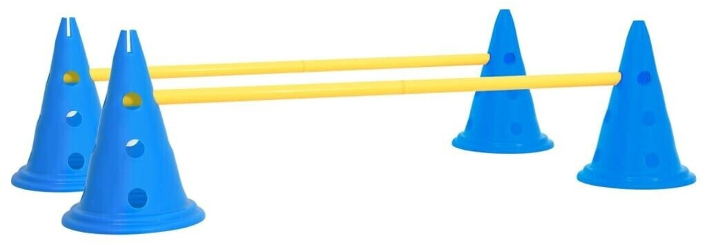 vidaXL Activity Obstacle Set blue/yellow (150952)