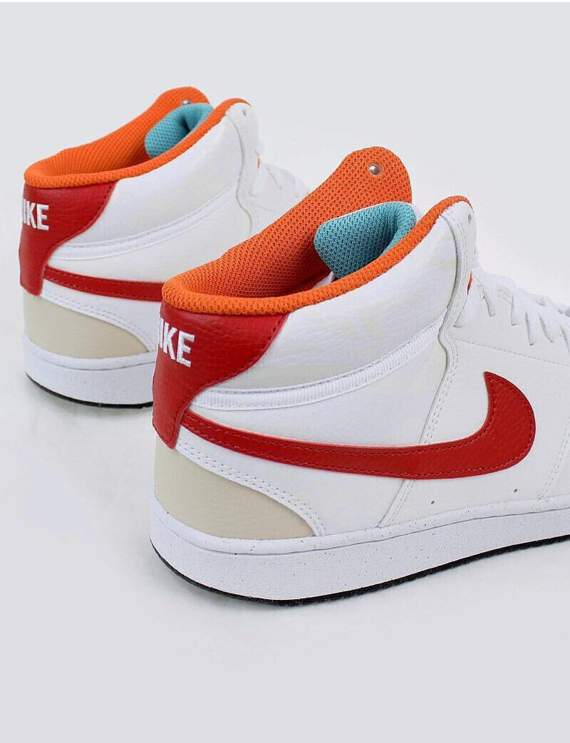 Nike Court Vision Mid NN white red au meilleur prix sur idealo