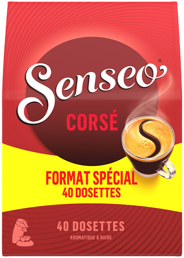Dosette café Senseo DOSETTES SOUPLES DÉCAFÉINE X40 - SENSEO