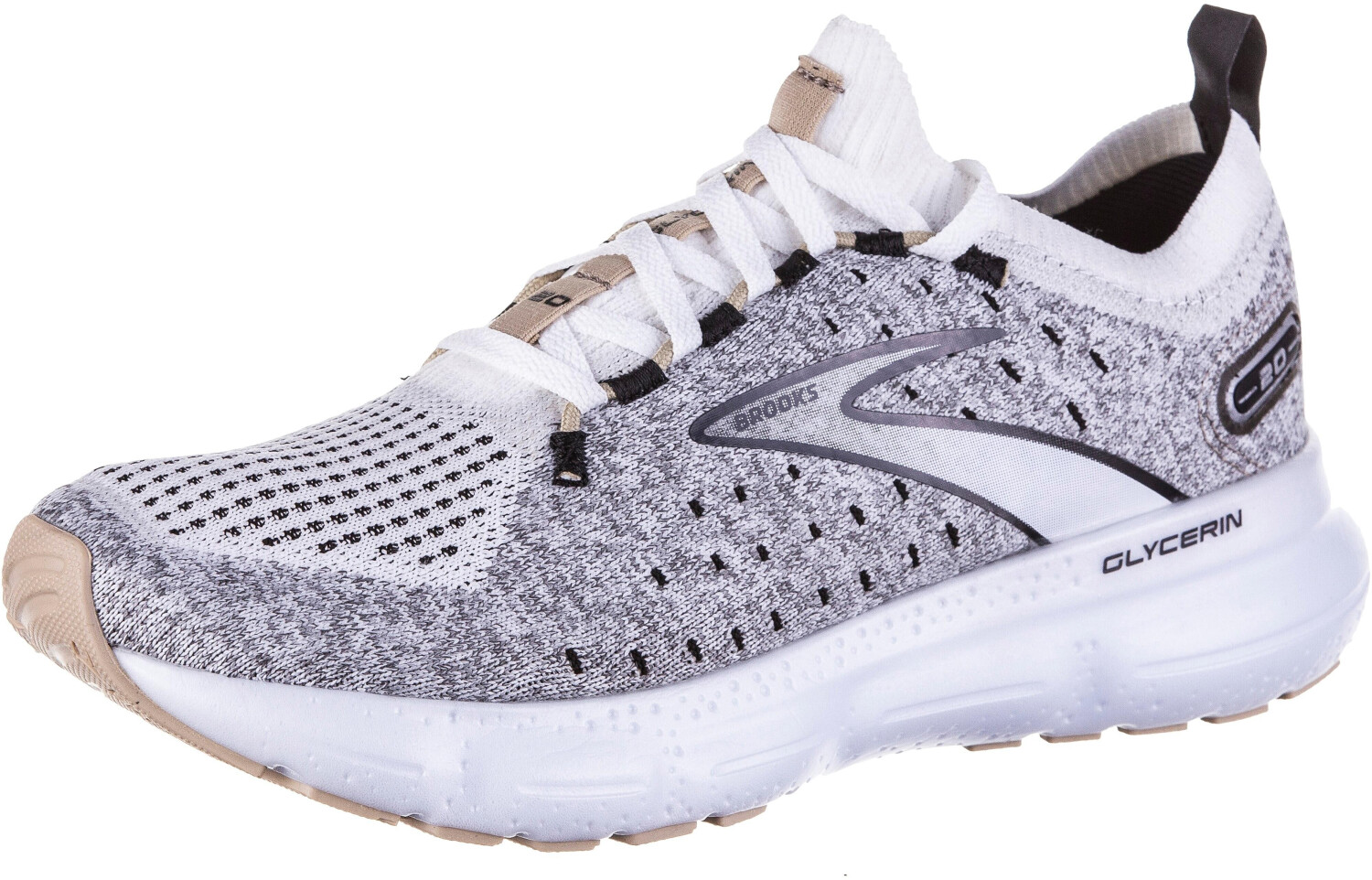 Brooks Glycerin StealthFit 20 Women white/black/cream