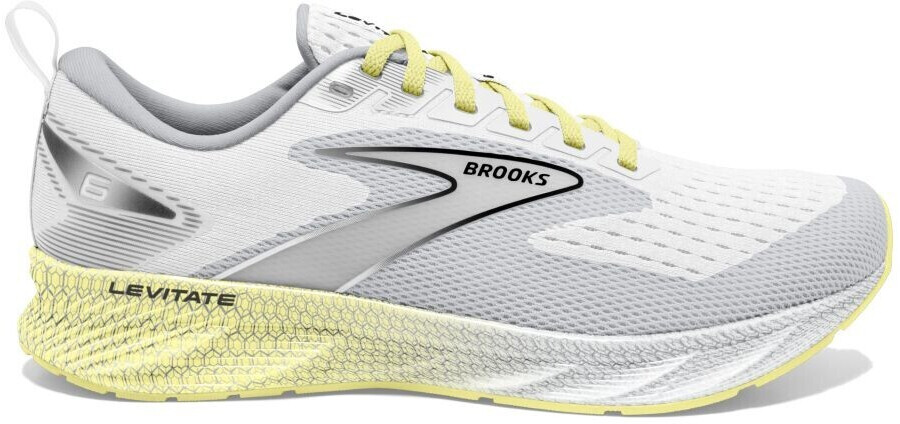 Brooks Levitate 6 Women white/oyster/yellow