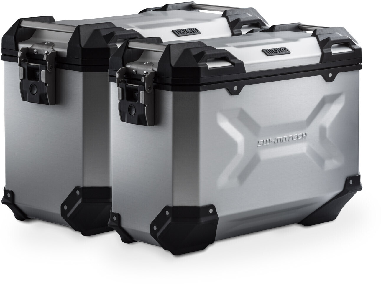 SW-Motech TRAX ADV Aluminium Case System 37/45 l. Moto Guzzi V85 TT (19-) silver