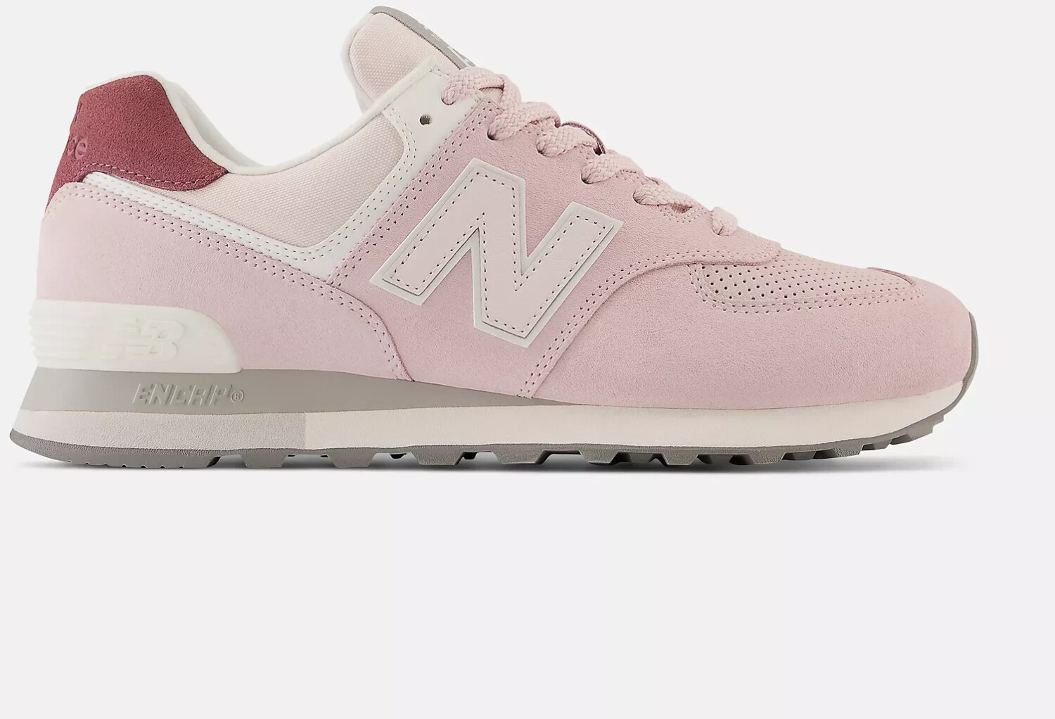 New balance 574 grigio e rosa hot sale