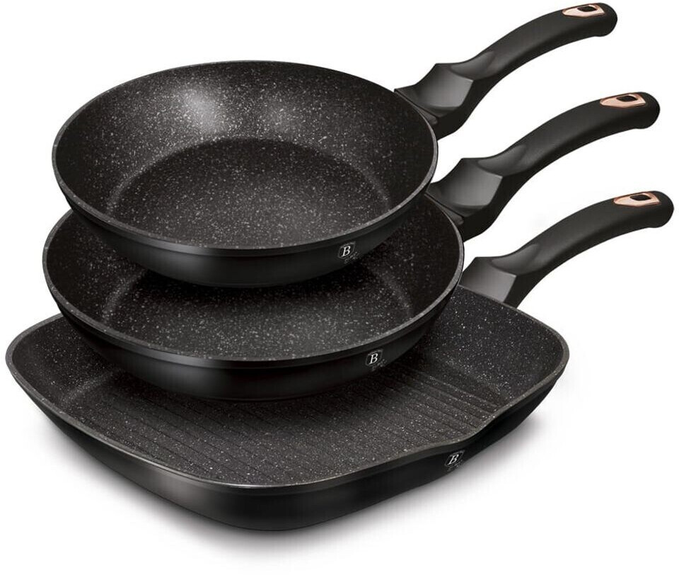 BerlingerHaus Pan Set 3pcs. black