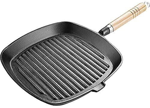 Lamart Cast Iron Frying Pan 24cm black