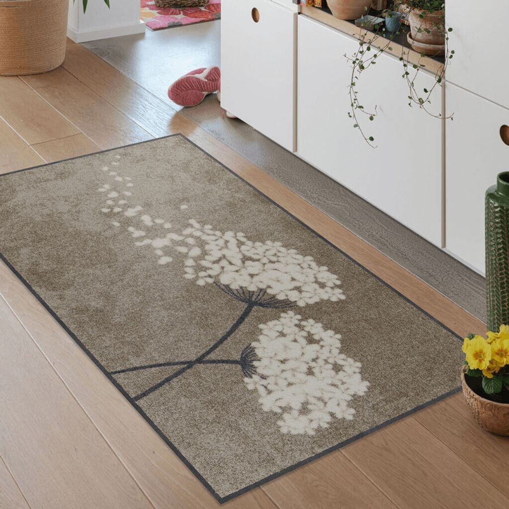 Salonloewe Fußmatte Wishfull Blossom braun-beige 75x120 cm ab 96,50 € |  Preisvergleich bei | Flachgewebe-Teppiche