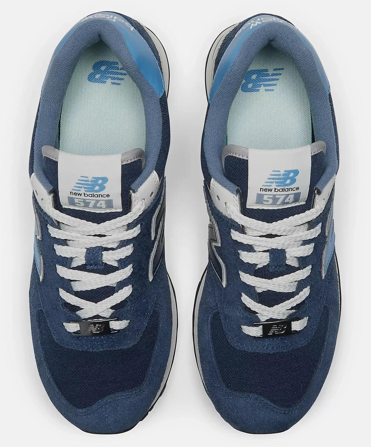New balance 574 light blue clearance