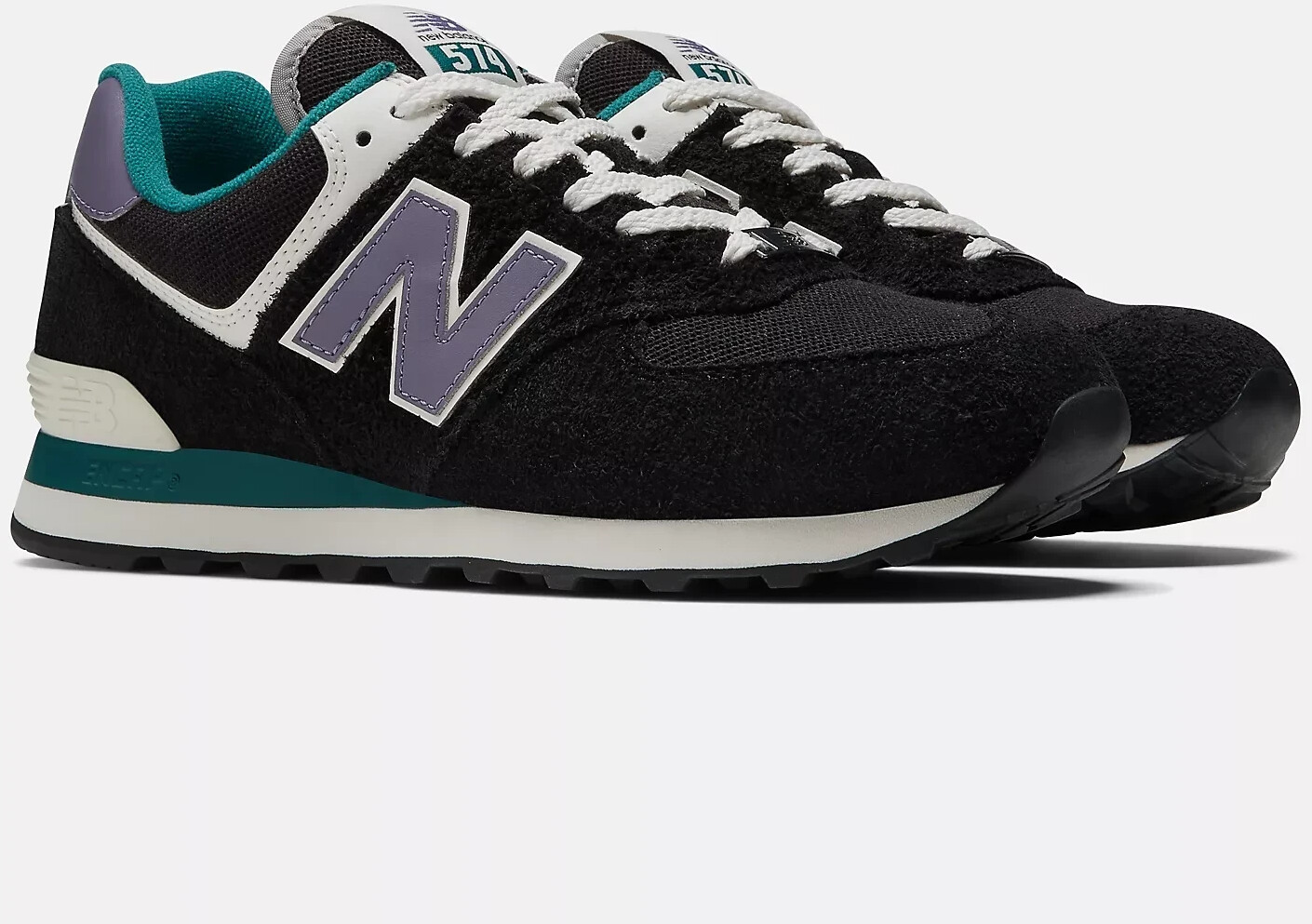New balance 574 noir et bleu deals
