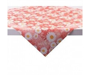 Airlaid Tischdecke „Sweet Love“ In Rosa – 80 X 80 Cm, Mit Herzen & Blumen, Saugstark & Dekorativ