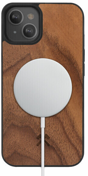 Woodcessories Handyhülle Für IPhone 14 Pro – Transparent, Magnetisch, Umweltfreundlich, Mit Wechselbaren Knöpfen