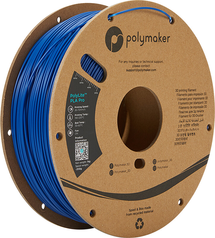 Polymaker PolyLite PLA PRO Blue - 1,75 mm